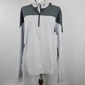 Under Armor half zip windbreaker jacket size large